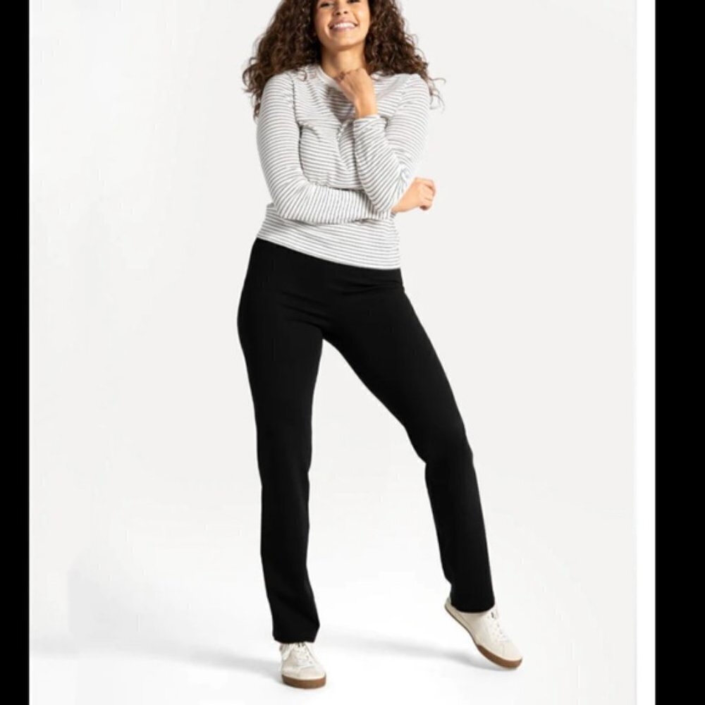 Betabrand Straight-Leg | Classic Dress Pant Yoga Pants - Picture 2 of 8